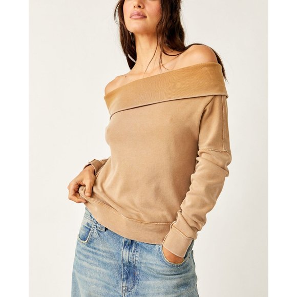 Free People Tops - FREE PEOPLE Not The Same Tee / Iced Coffee